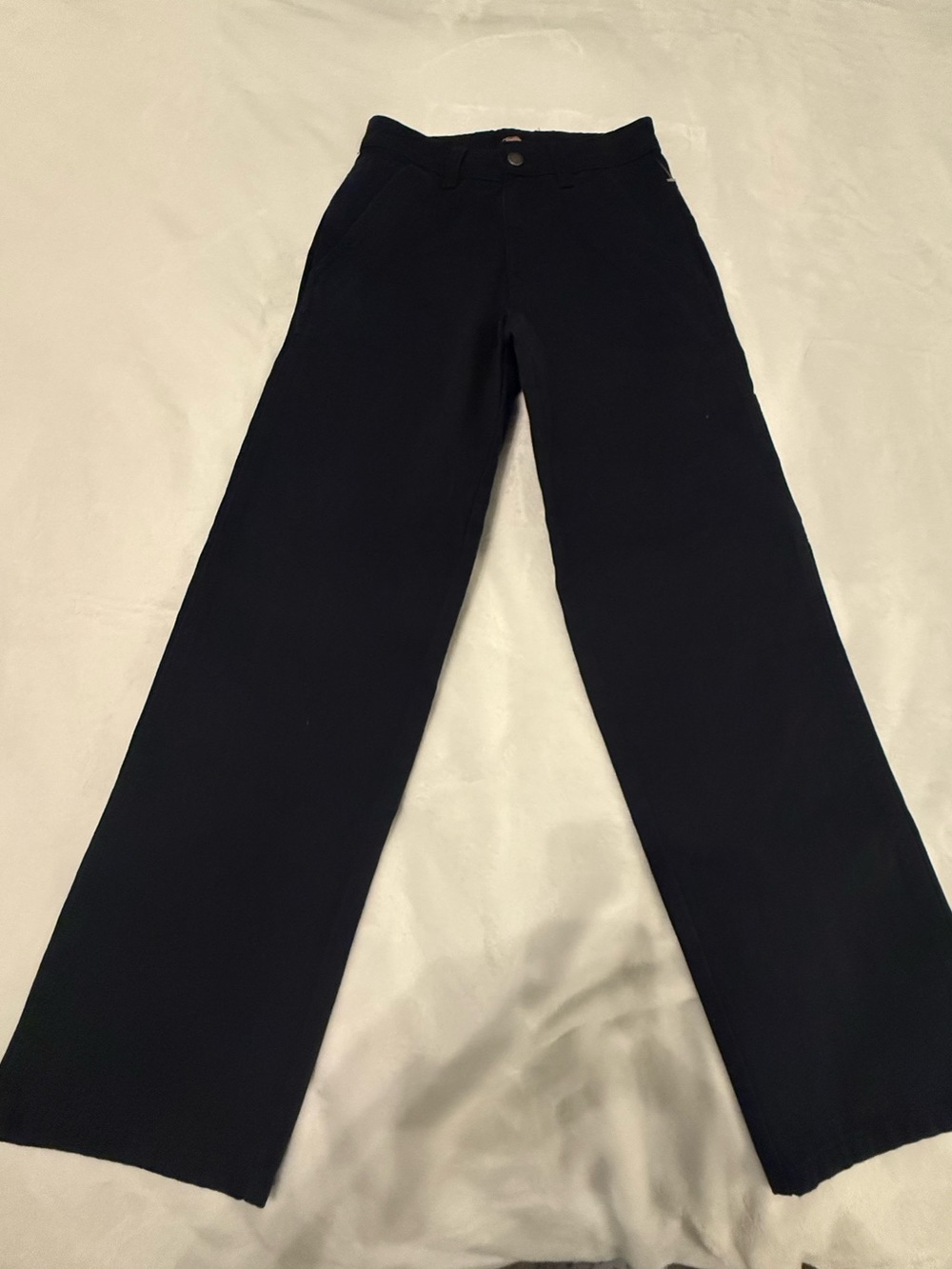 Dickies Women's Regular Fit Duck Pants in Stonewashed Black. New, no tags